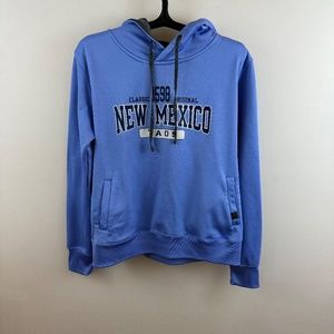 Women's blue New Mexico hoodie large